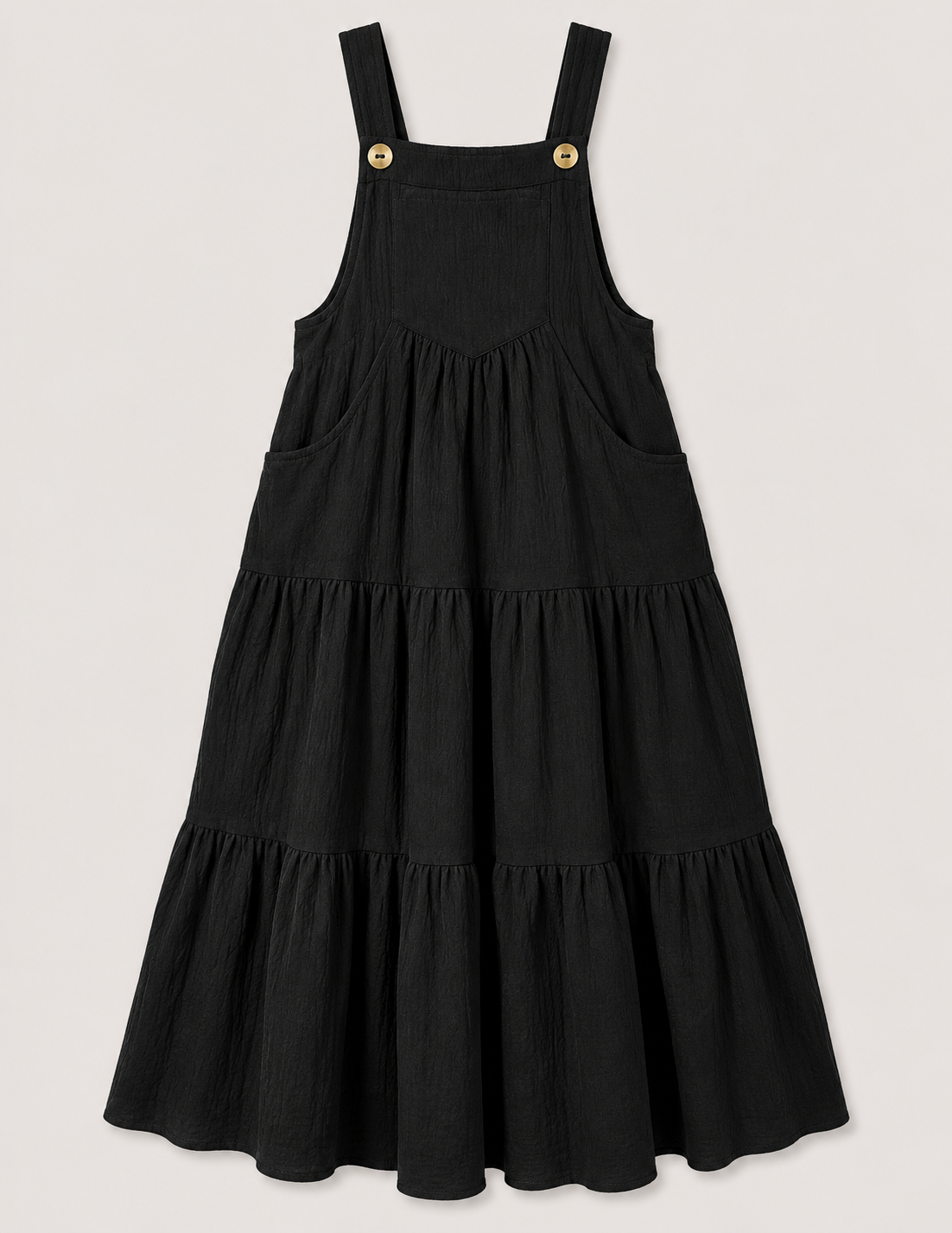 Black Magic Jumper Dress - Black