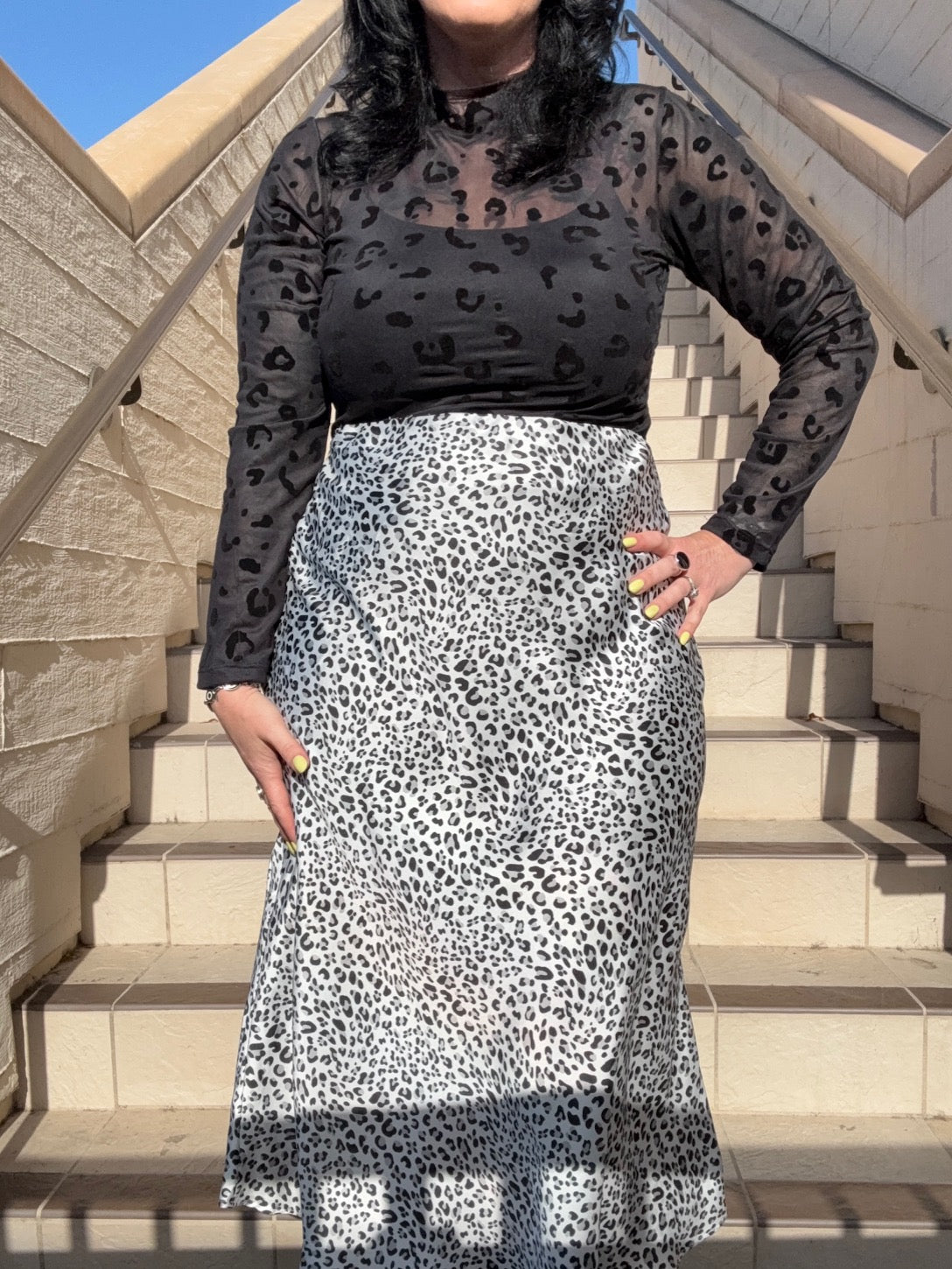 Drift Skirt - Ghost Leopard