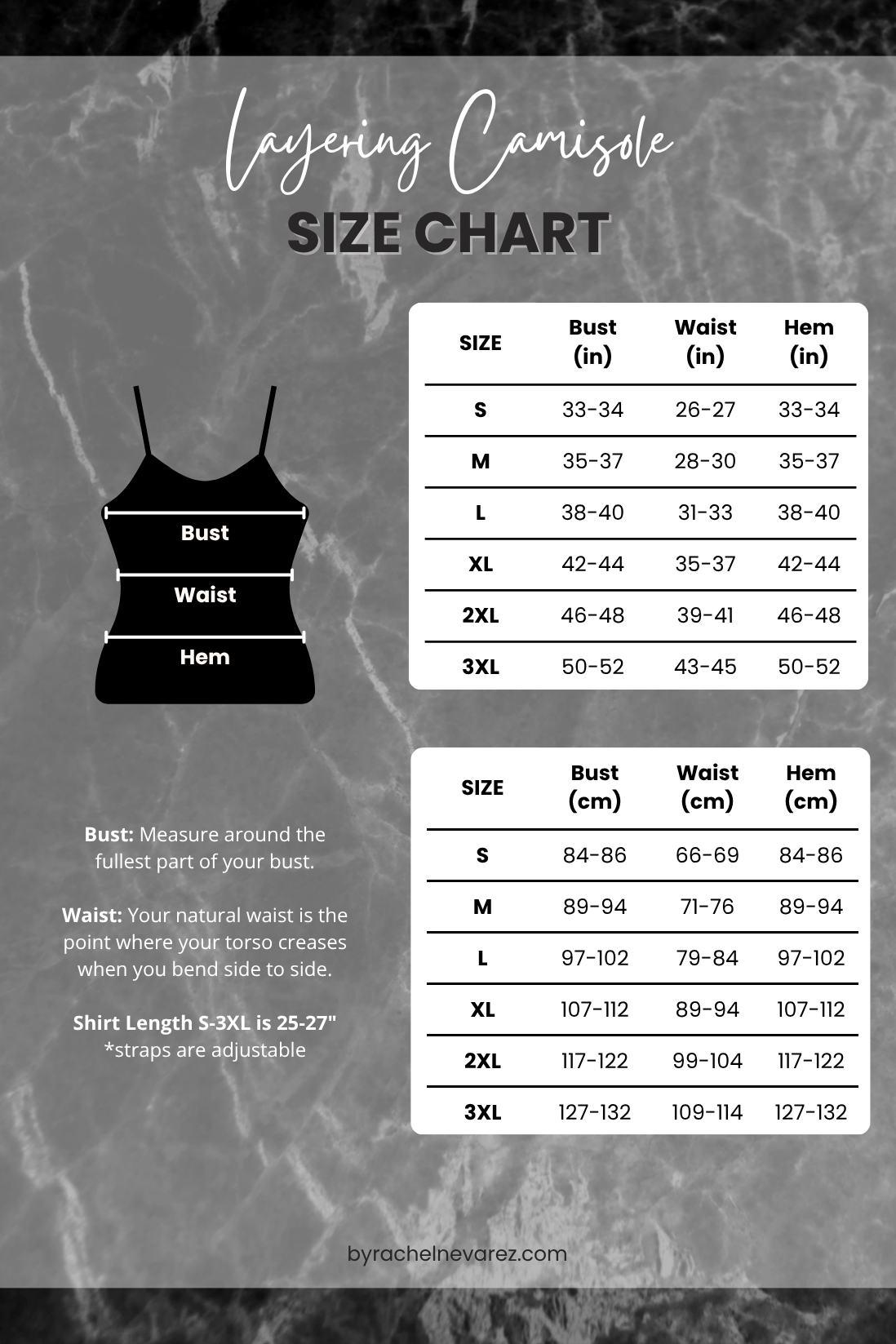 Layering Camisole - Black