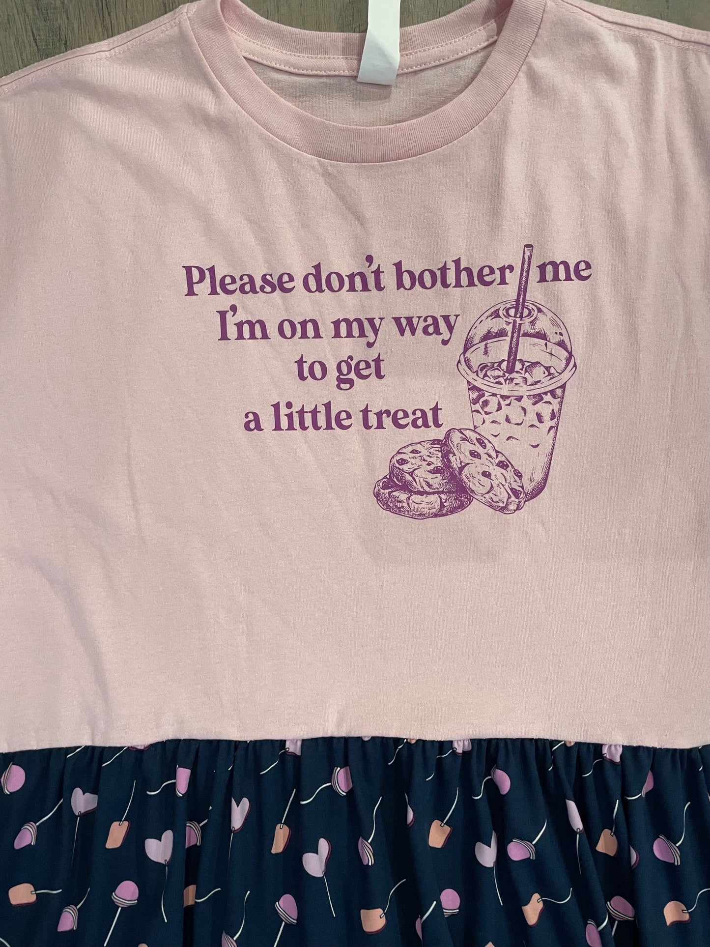 Upcycled Tee Dress - Little Treat
