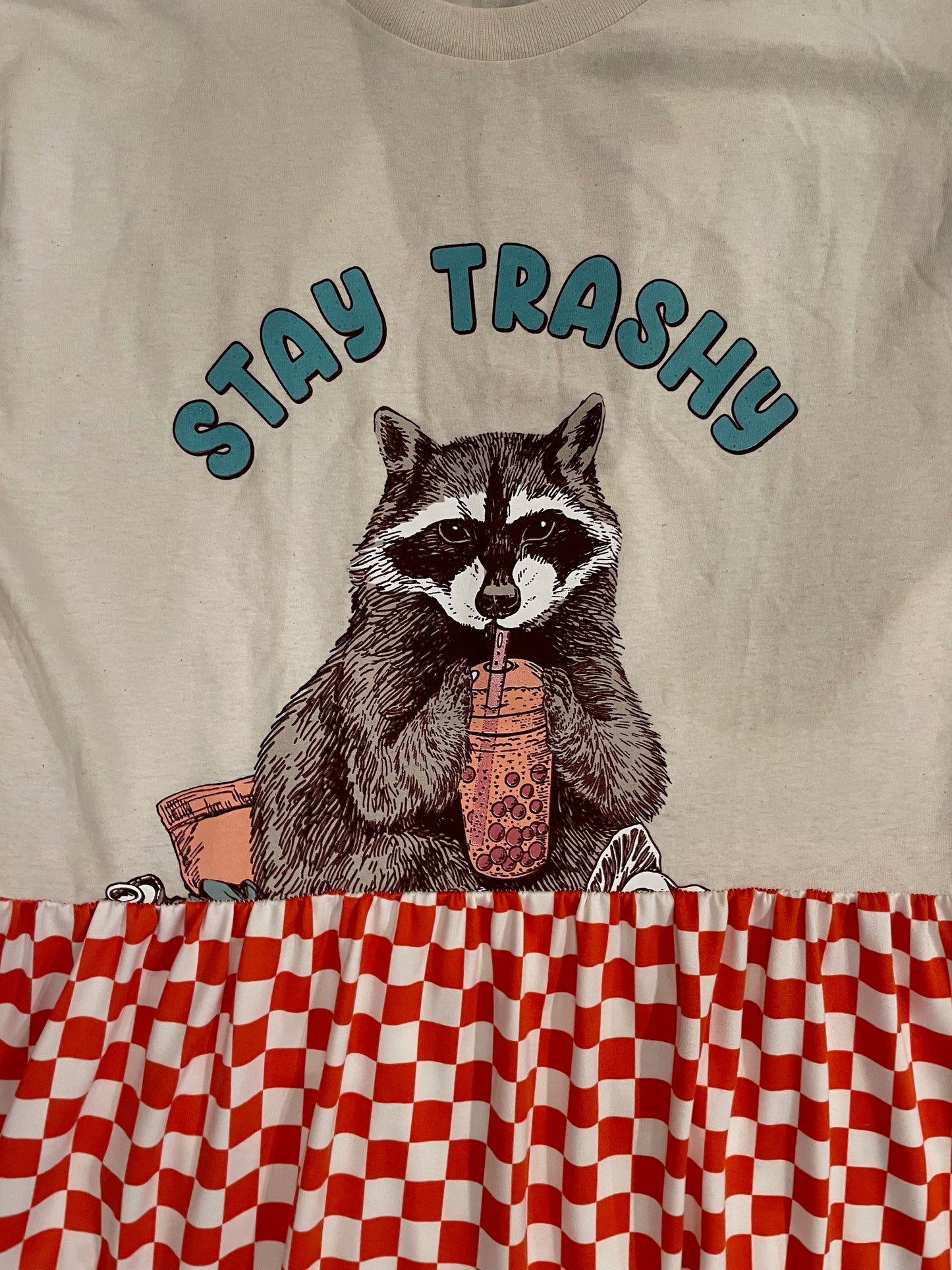 Upcycled Tee Dress - Stay Trashy