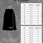 Celestial Veil Pleated Skirt - Black
