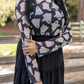 Boo Crew Mesh Top - Black/White