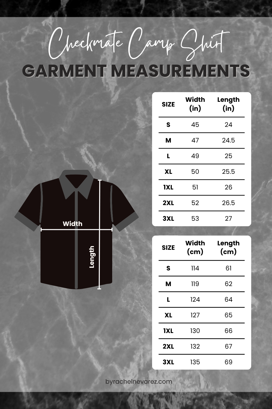Checkmate Camp Shirt - Black/White