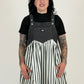 Harvest Moon Overall Dress - Charcoal