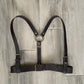 Obsessed With You Fashion Harness - Brown Leather