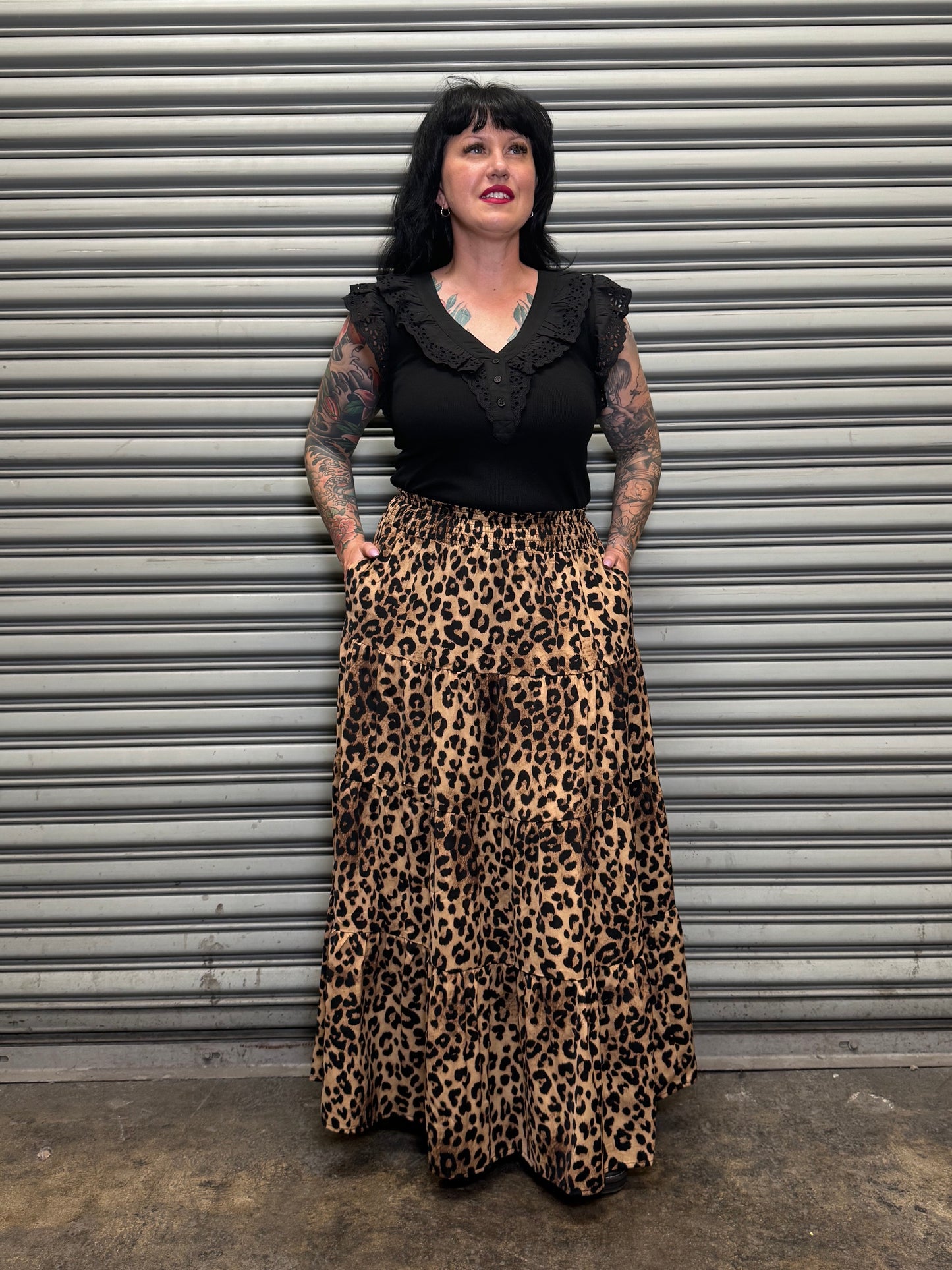 Wild Heart Skirt - Leopard