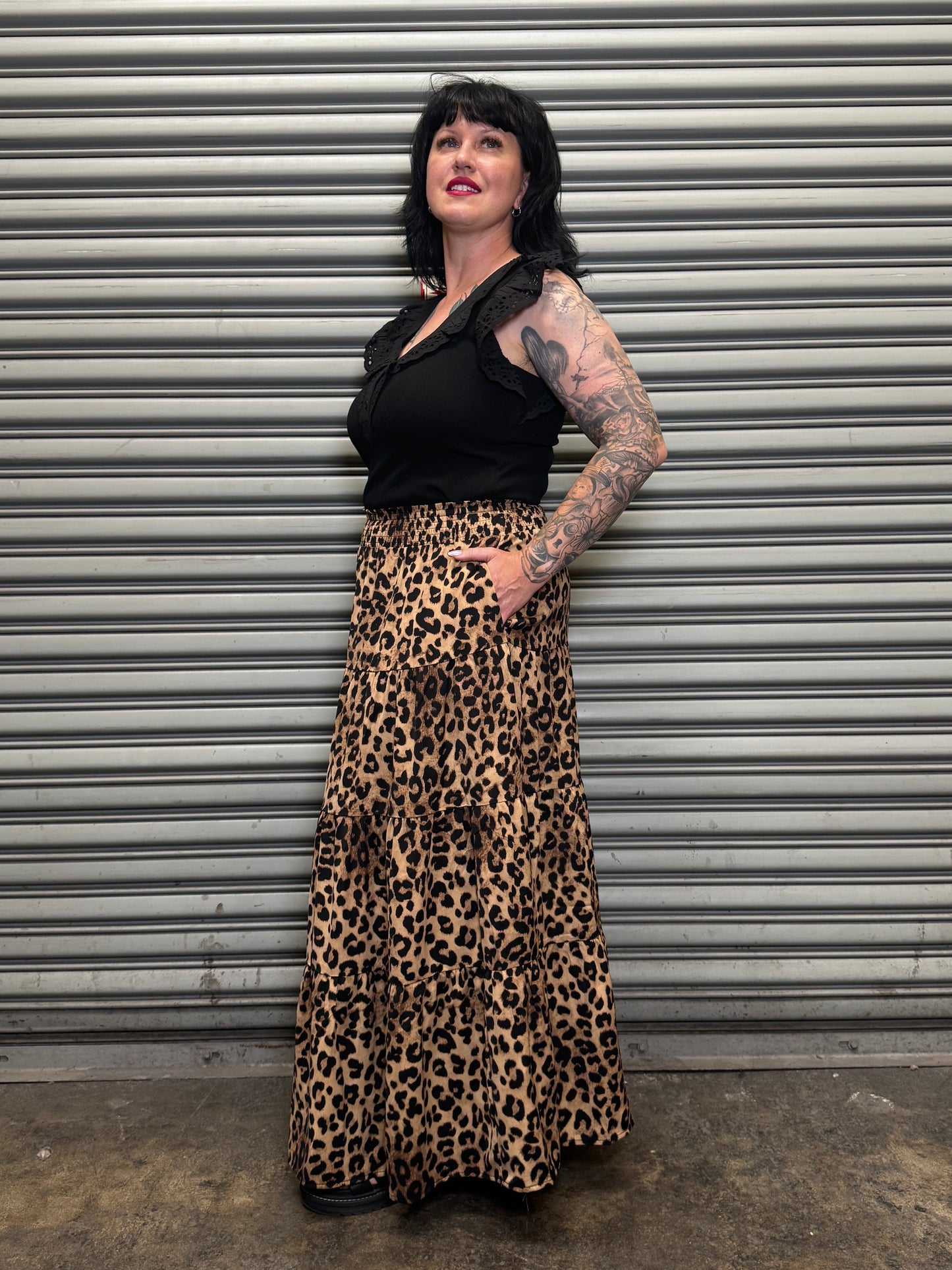 Wild Heart Skirt - Leopard