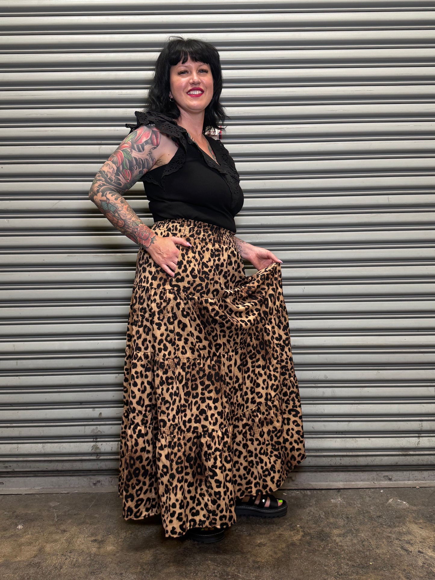 Wild Heart Skirt - Leopard