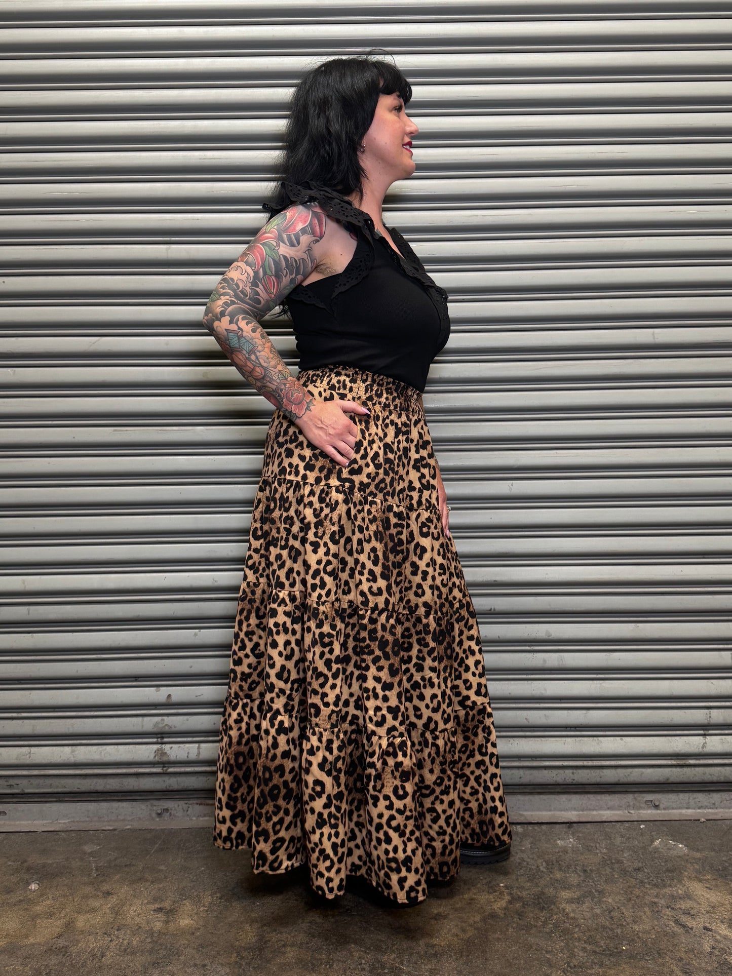 Wild Heart Skirt - Leopard