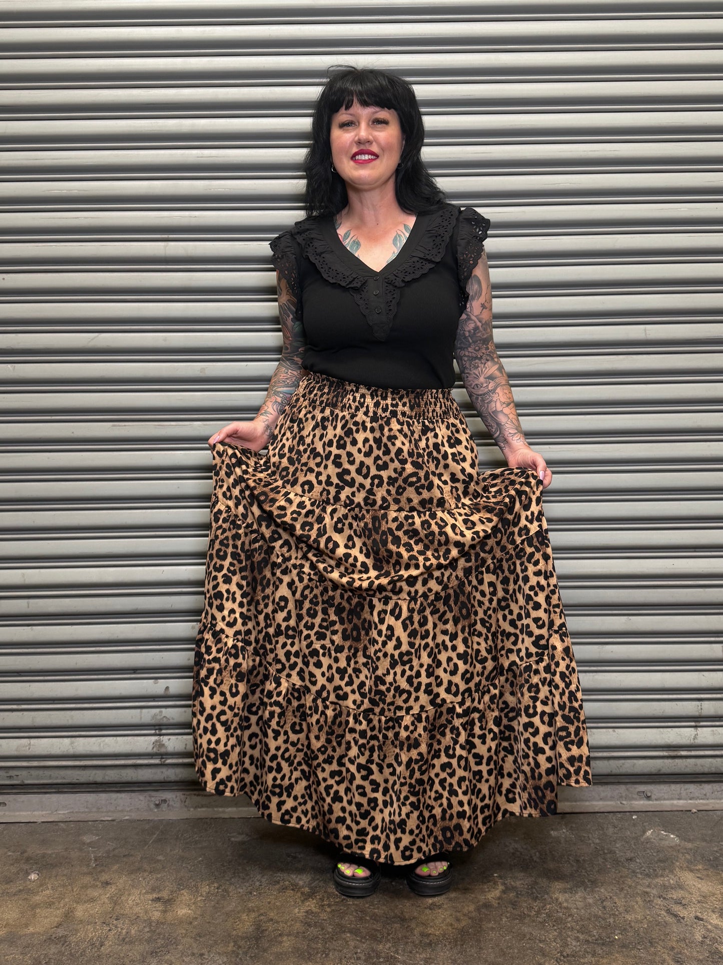 Wild Heart Skirt - Leopard
