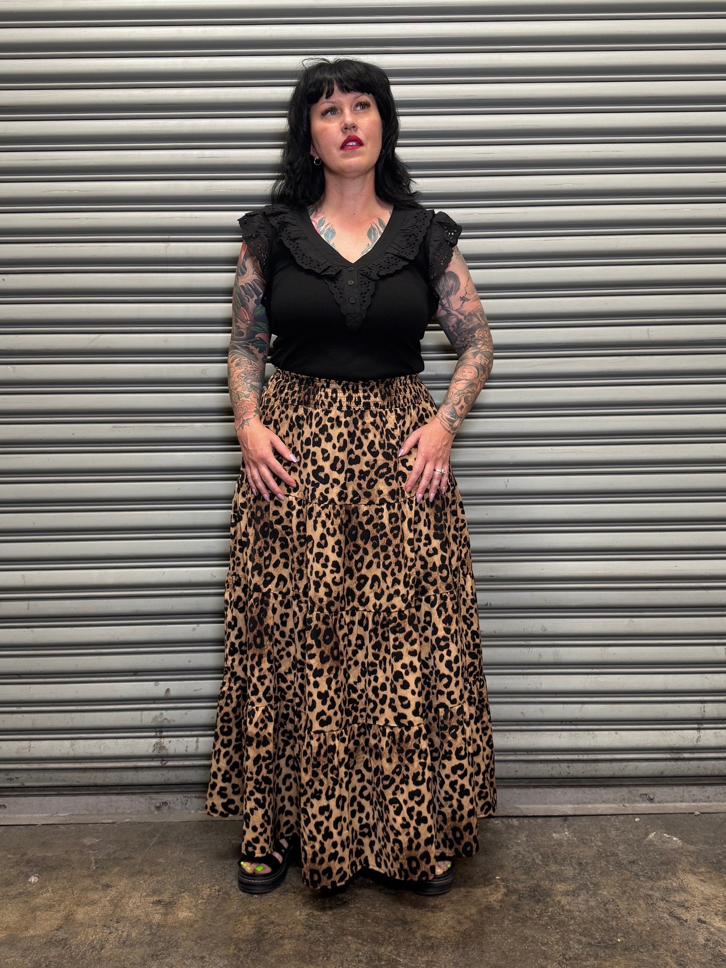 Wild Heart Skirt - Leopard