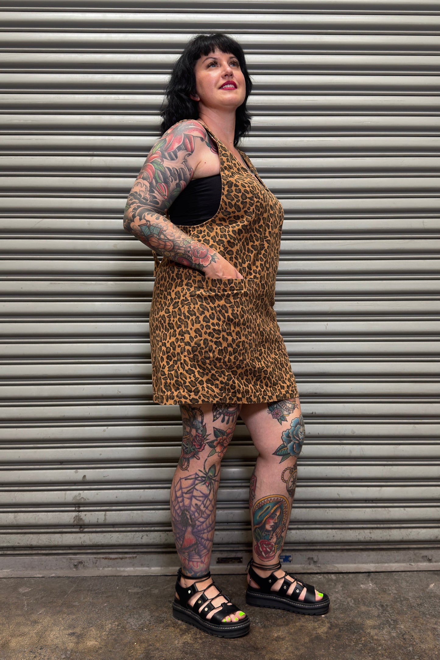 Mischief Denim Jumper - Leopard