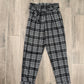 [Sample] Black/White Plaid Pant (Sz M)