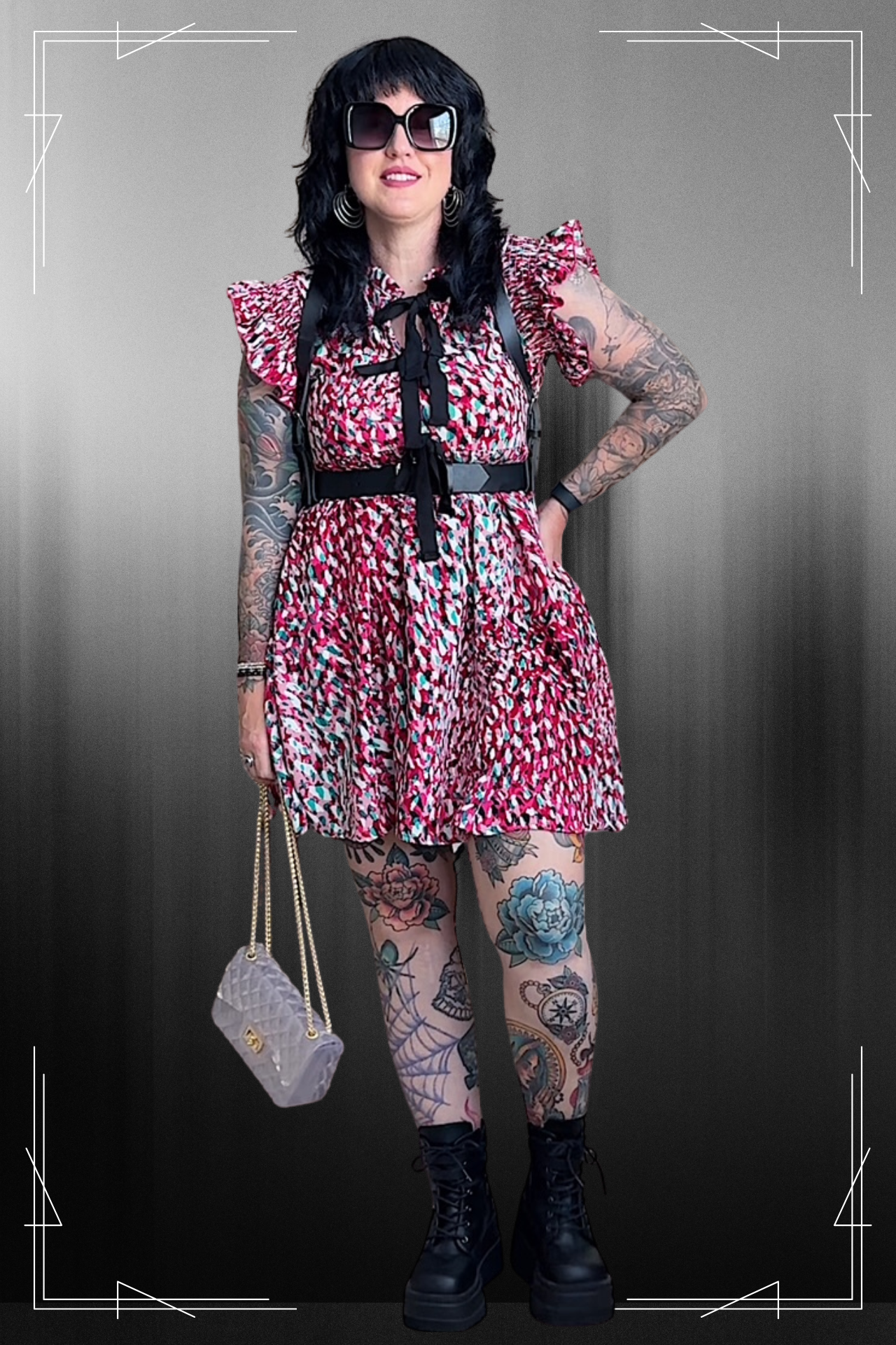 Leopard Spell Baby Doll Dress - Pink Leopard