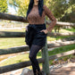 October Darling Corduroy Shorts - Black