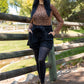 October Darling Corduroy Shorts - Black