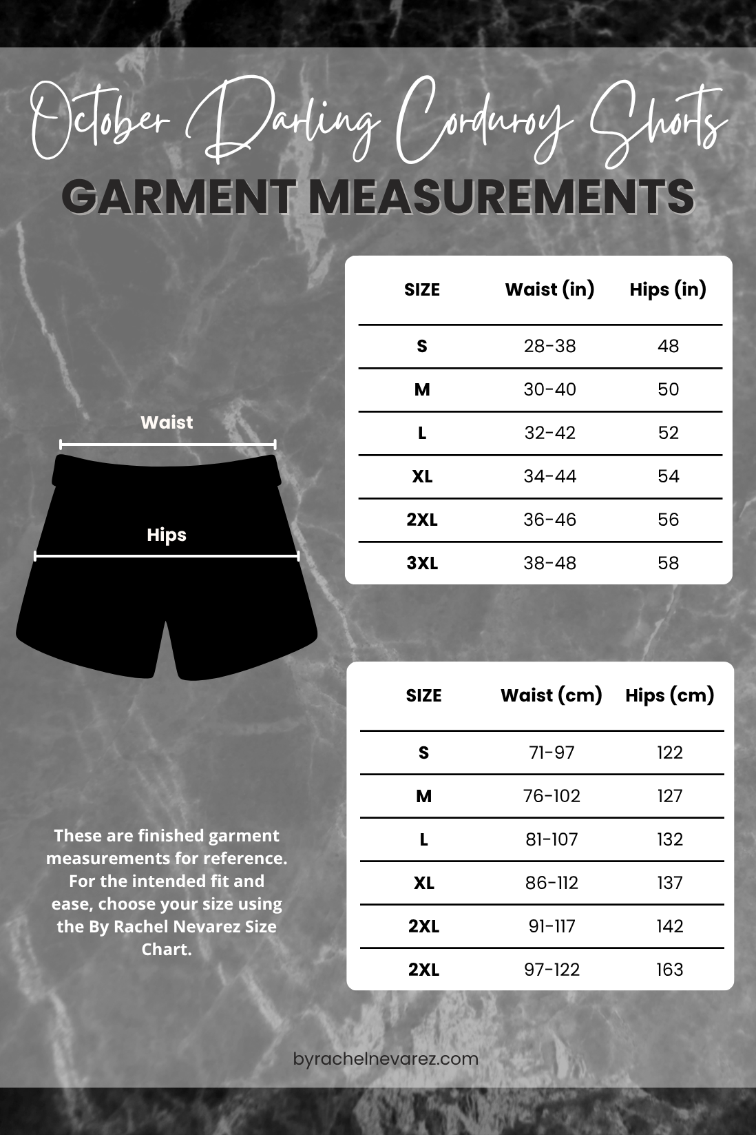 October Darling Corduroy Shorts - Black
