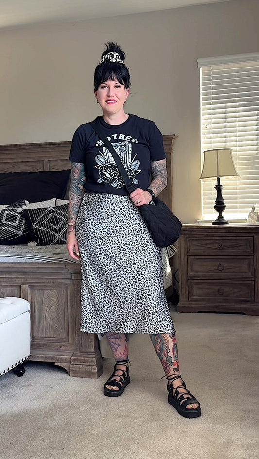 Drift Skirt  - Ghost Leopard