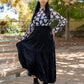 Boo Crew Mesh Top - Black/White