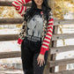 Wild Streak Cardigan - Leopard/Red