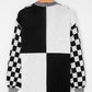 Checkmate Cardigan - Black/White