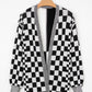 Checkmate Cardigan - Black/White