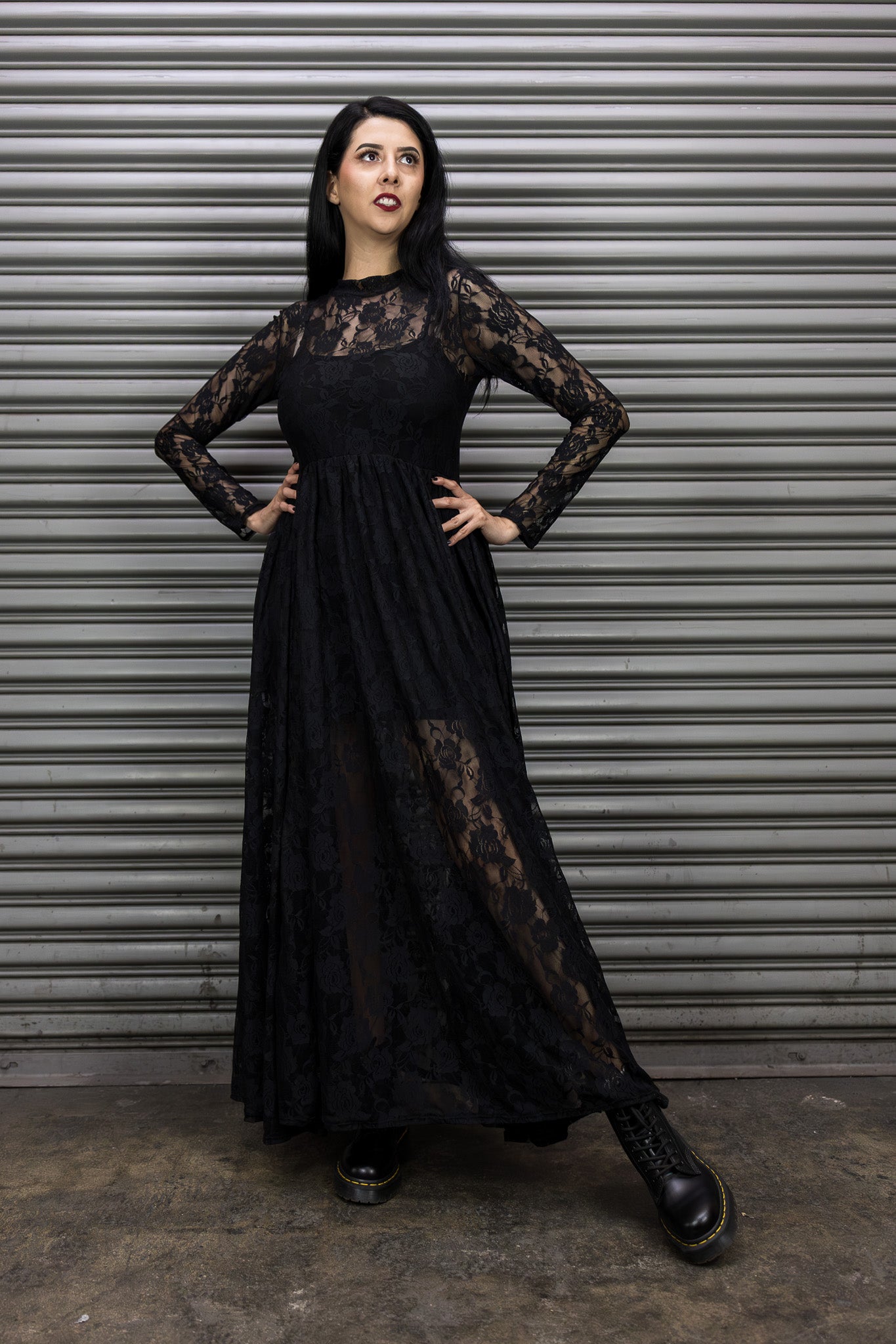 Mist Lace Maxi Dress