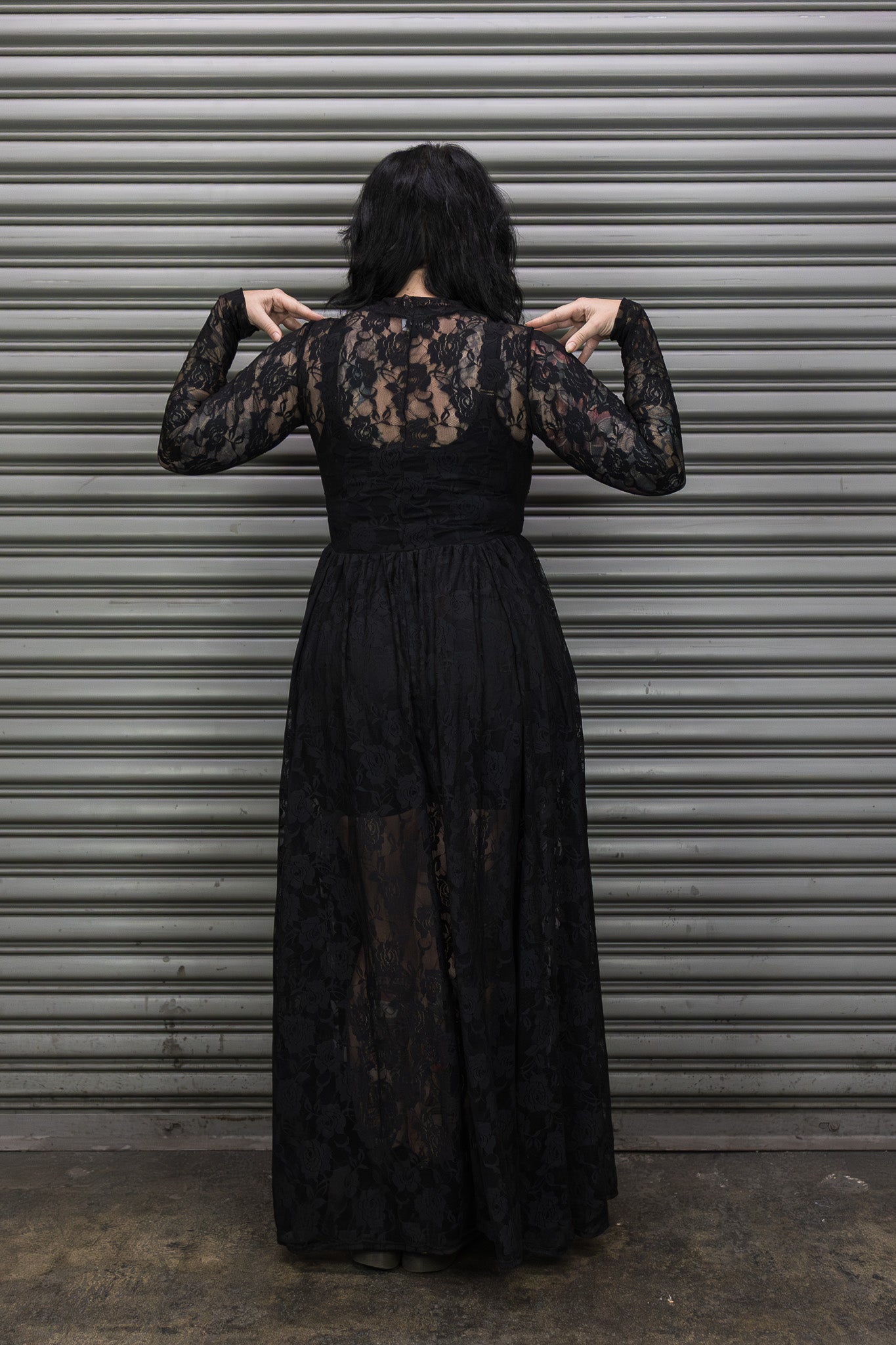 Mist Lace Maxi Dress - Black byrachelnevarez Mist Lace Maxi Dress - Black byrachelnevarez