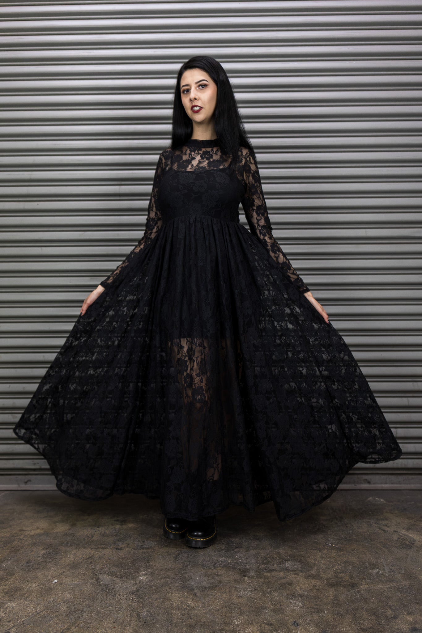Mist Lace Maxi Dress