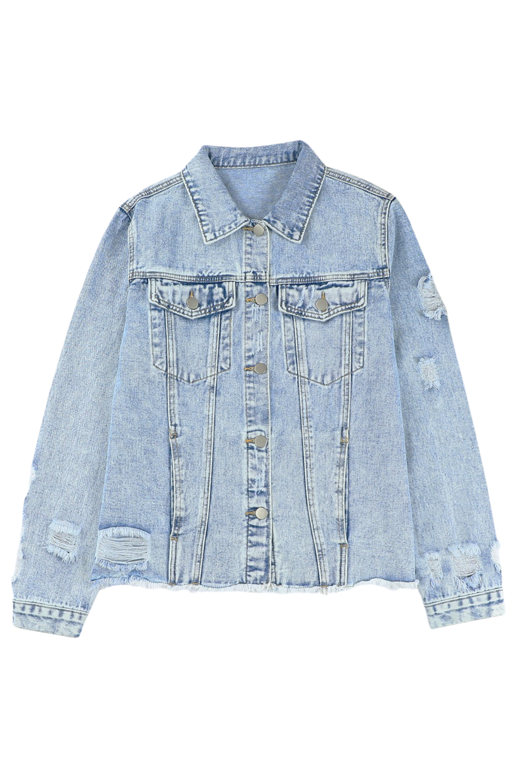 Outlaw Denim Jacket - Light Blue