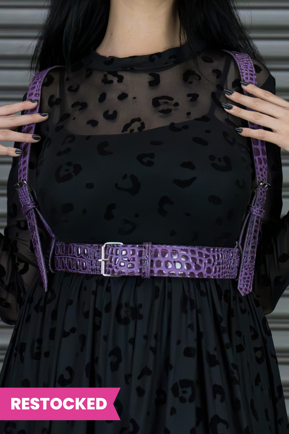 Purple Haze Fashion Harness - Purple
