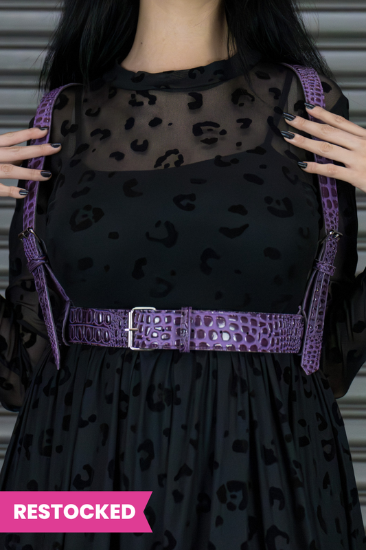 Purple Haze Fashion Harness - Purple