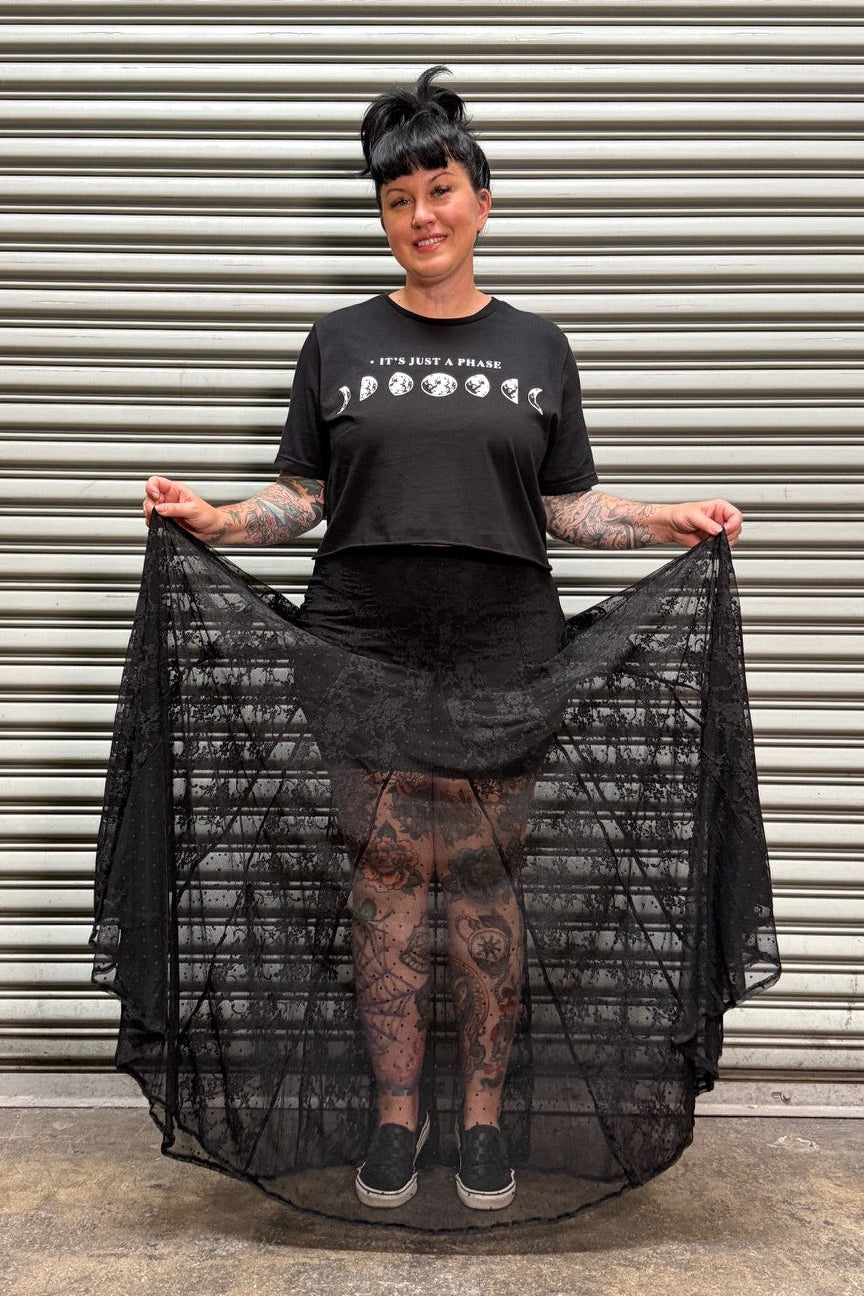 Veil of Night Skirt - Black – byrachelnevarez